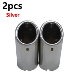 Car Styling Stainless Steel Exhaust Muffler Tip Pipe Auto Accessories For VW Volkswagen Jetta MK6 1.4T Golf 6 Golf 7 MK7 1.4T