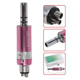 Dental Tool Slow Low Speed Air Motor Micromotor 2/4 Hole Connector Contra Straight Handpiece Free Shipping