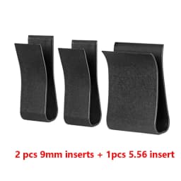 9mm 5.56 Kydex Insert MOLLE Magazine Pouch KYWI Wedge Mag Hook Back Smooth Edge Hunting Shooting Paintball Airsoft Accessories