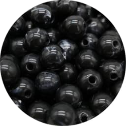 6 8 10 mm Imitation Stone Round Acrylic Beads Clouds Effect Garment Accessory