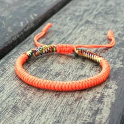 New Men Bracelet Tibetan Buddhist Handmade Braided Adjustable King Kong Knot Rope Chain Bracelets & Bangles Male Lucky Jewelry