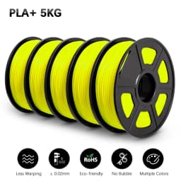 SUNLU PLA+ Filament 3D Printer Filamen PLA PLUS 1KG A Roll 1.75MM Filament Buy 4 Rolls Get 1 Roll Free Gift on 328 Live