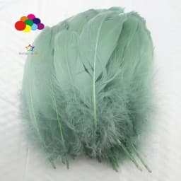 100PCS Soft Goose Feathers 5-7 Inch/13-18cm For Wedding Party Decoration Carnival Diy Facinator