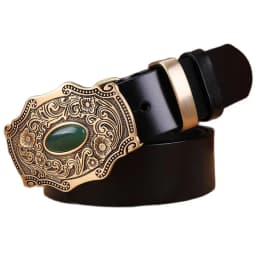 2020 new designer belt men high quality belts for men leaf flower 3.8 cm wide strap girdle full grain 100% genuine leather cow
