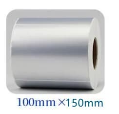 Silver Thermal Transfer Labels PET barcode adhesive sticker Waterproof Tear-proof oil-proof Thermal Transfer Ribbon Printer Stic