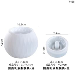 DIY Crystal Silicone Mold Emulsion Aromatic Bottle Sets With Lips Perfume Bottle Resin Mold Home Room Decoration Ornaments Craft