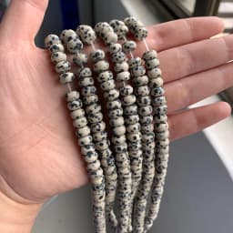 High Quality Natural Stone Bead Rondelle Shape Loose Spacer Abacus Quartz Beads For Handmade Jewelry Bracelet Necklace DIY