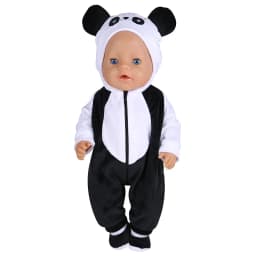 Doll Clothes for 17-18 Inch Dolls 43 cm Doll Baby Born Doll Cute Jumpers Rompers Suit Warm Clothes on A Doll Baby Christmas Gift