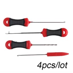 1-4pcs Carp Fishing Boilie Bait Drill Baiting Needle Gate Needle Pellet Hair Rigs Splicing Making Tools Rigs Loading Accessories