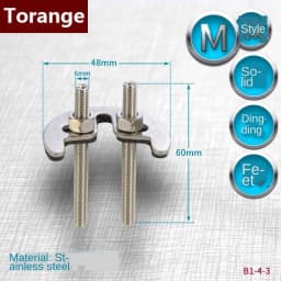 Kitchen faucet faucet fixed foot big foot screw extension nut wash basin thick countertop screw fixing seat repair accessories
