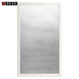 Rain Window Film Static Cling Retro Glass Design Vinyl UV-Proof Embossing Privacy Protection Reusable Removable Glass Sticker