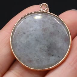 Natural Stone Lapis Lazuli Pendants Gold plated Amazonites for Jewelry Making Diy Women Necklace Earrings Gifts