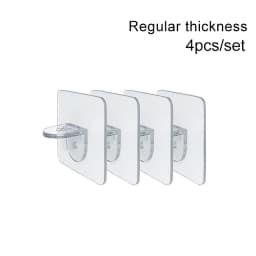 WIKHOSTAR 4/10pcs Adhesive Shelf Support Pegs Closet Cabinet Shelf Support Clips Wall Hanger For Kitchen Bathroom Accessories