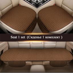 Car Seat Cover Front/Rear Flax/Linen Seat Cushion Protector Pad Black/Red/Beige/Grey/Coffee/Brown For Toyota Rav4 M5 X45
