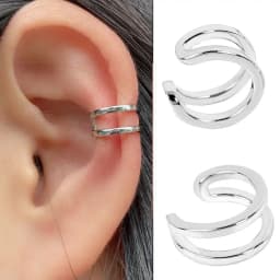 Fashion Ear Cuff Clip Earring Without Piercing Gold Silver Color Star Heart Chain Geometry Cartilage Earcuff Women Party Jewelry