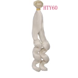 Russian Handmade Doll Hair 25 cm High Temperature Curly Hair for 1/3 1/4 1/6 BJD DIY Curly Doll Wigs Tree