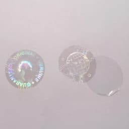 Custom Hologram Sticker Genuine Guaranteed Original Multiple Colors Global Design Logo 3D Laser Holographic Lable Diameter 20mm