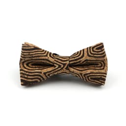 New Floral Cork Wood Bow Ties For Men Women Childern Wedding Casual Party Gift Fashion Novelty Handmade Solid Bowtie Accessories