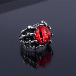 4 Style Fashion Creative Evil Eye Rings for Men Women Personality Male Punk Ring Jewelry Men's Bar Night Club Accessories Gifts