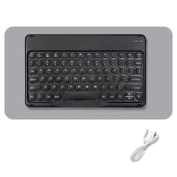 Wireless Keyboard and Mouse Combos Set Round Bluetooth Hebrew Spanish French Korean For iOS iPad Android Windows Phone Tablet