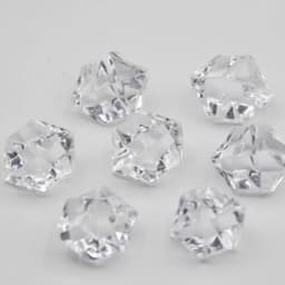 100PCS Plastic Crystal 14*11mm Acrylic Crystal Diamond Pawn Irregular Stone Party & Holiday DIY Decorations