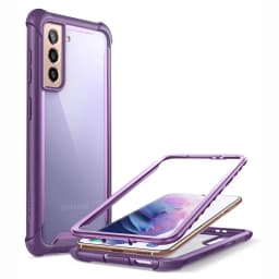 For Samsung Galaxy S21 Case 6.2inch (2021 Release) I-BLASON Ares Full-Body Rugged Bumper Cover WITHOUT Built-in Screen Protector