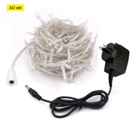 10m 20m 100m LED String Light Xmas Outdoor Christmas Lights 12V DC Dimmable Waterproof Fairy Light Wedding Party Holiday Lights
