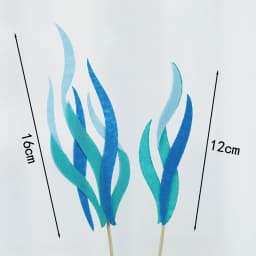 Crown Mermaid Fish Tail Ocean World Girl Cake Topper Birthday Dessert Decoration for Children's Day Party Supplies Lovely Gift