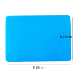 1PCS Safe Silicone Workbenches Epoxy Resin Molds Accessories for Epoxy Jewelry Making Supplies Blue&Rose Color Silicone Mat Pad