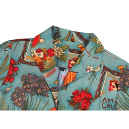 SISHION Short Sleeve Swing Retro 50s 60s Rockabilly Vintage Dress SD0002 Green Floral Print A Line Cotton Women Summer Dress
