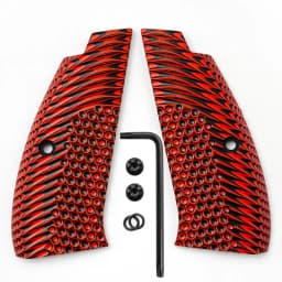 1Pair CZ75 G10 Handle Grips Patches for CZ 75 Full Size, SP-01 Series, Shadow 2, 75B BD, With Screws Included DIY Making Scales