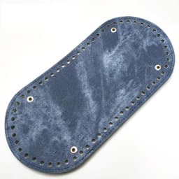 25x12cm Bag Bottom Oval Leather Bottoms with Holes Bag Accessories Handmade PU DIY Part for Handbag Crossbody Messenger Bags