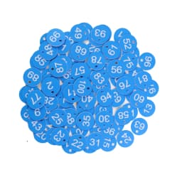 20-100PCS 16 Color Round Number Beehive Label Beekeeping Box Numbered With Hole Tag Animal Livestock Markers Classification Sign