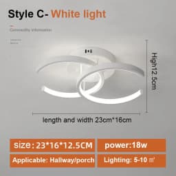 Modern Ceiling Light Aisle Entrance Hall Ceiling Lamp for Livingroom Lights Hallway Balcony Light
