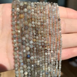 2 3 4mm Faceted Lapis Lazuli Gem Beads Natural Loose Stone Beads for Jewelry Making DIY Bracelet Earrings Accessories 15''Inches