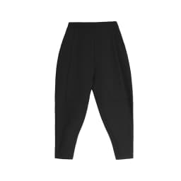 2026 Spring Autumn Black High Waist Harem Pants Women Fashion Elastic Waist Patchwork Loose Casual Ladies Trousers Streetwear