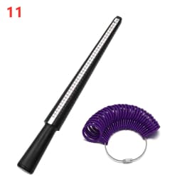 1pcs Professional Jewelry Tools Ring Mandrel Stick Finger Gauge Ring Sizer Measuring UK/US Size For DIY Jewelry Size Tool Sets