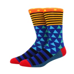 Male Tide Brand men cotton Socks Gradient Color summer Style long wedding sock Men's High Funny Happy Business Socks man sox