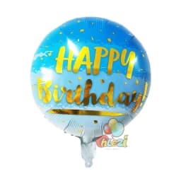 7pcs 18 Inch Birthday Theme Foil Balloons Helium Round Balloon Adult Happy Birthday Party Decoration Kids Baby Shower Globos