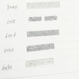 All Size Zebra SCRATCH OFF STICKER LABEL 1000pcs Pattern Tape In Rolls