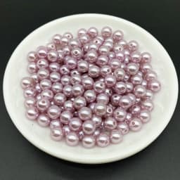 4 6 8 10mm Imitation Pearl Acrylic Beads Loose Spacer Round Bead Necklace Bracelet Pendant Earrings Jewelry Making DIY #Ro
