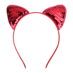 New children's cartoon sweet fish scale sequined cat ear jewelry headband