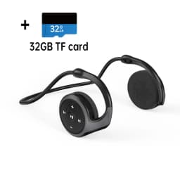 Wireless Headphones Bluetooth MP3 Player Headsets FM Radio On-Ear Comfort TF Card Slot Sport Wireless Earphones with Microphones