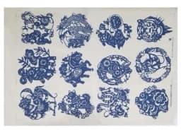 1PCS Pottery Ceramics Clay Transfer Paper Glaze Underglaze Colored Flower Paper Jingdezhen High Temperature DIY Decal Paper