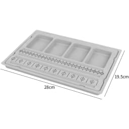 Flocked Bead Board Plate For DIY Bracelet Necklace Beading Jewelry Making Organizer Tray Design Craft Measuring Tool Accessories