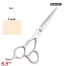 5.5 6.0 Hair Scissors For Left Hand Japan 440C Professional Hairdressing Barbers Cutting Set Thinning Shears Hairdresser B8001