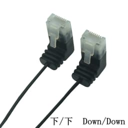 Superfine Ultra Slim Cat6 Ethernet Cable RJ45 Right Left Up Down 90 Degree Angle UTP Network Patch Cord Cat6a Lan Cable 0.25m-3m