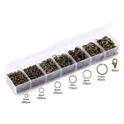 A Set Jewelry Findings Tool Set Open Jump Rings, Jewelry Pliers, Lobster Clasps Hooks, Jewelry Tweezers Jewelry Making Supplies