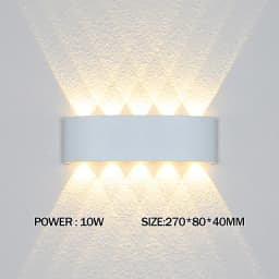IP65 Led Wall Lamp Waterproof Interior Wall Light AC110V 220V Lndoor Outdoor Lighting For Living Room Bedroom Stairs Home Decor