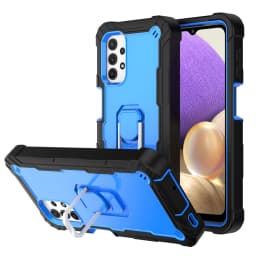 for Samsung Galaxy A12 A32 A52 A72 5G Case, Military Grade Protective Phone Case Cover with Ring Kickstand for Galaxy A52 5G